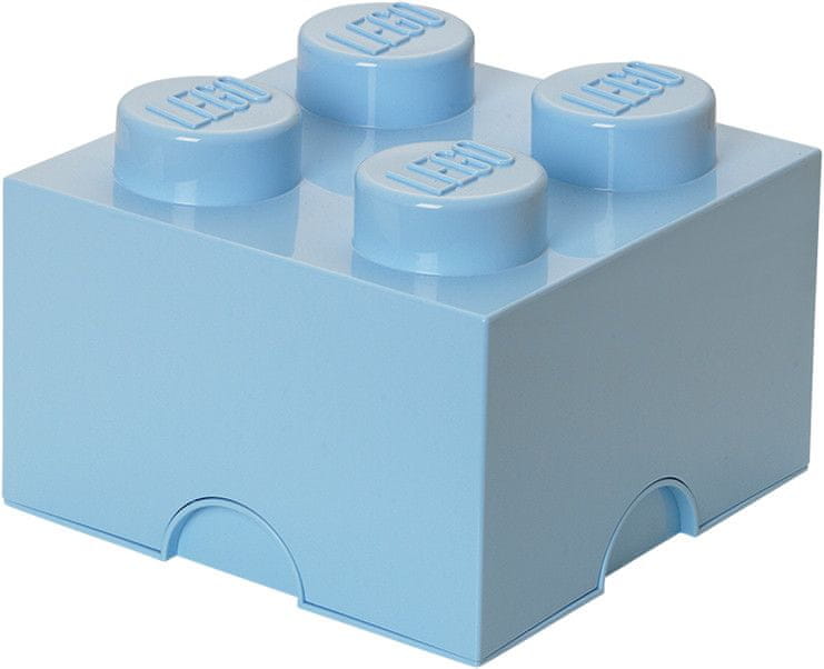 LEGO Úložný box 25x25x18 cm svetlomodrá